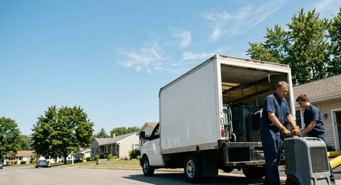 Water Damage Cleanup in Orfordville, WI near me